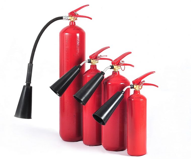 Классификация огнетушителей по виду огнетушащего вещества